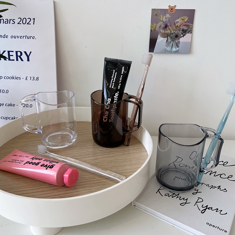 Cốc Súc Miệng Đựng Bàn Chải Đánh Răng Cho Cặp Đôi