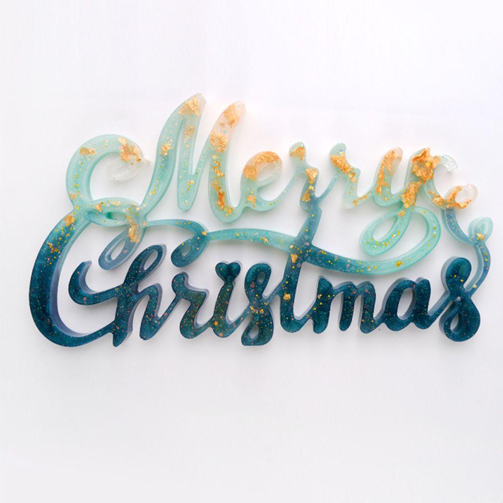 JONYE Khuôn Làm Thẻ Treo Trang Trí Cây Thông Giáng Sinh Bằng Nhựa Resin