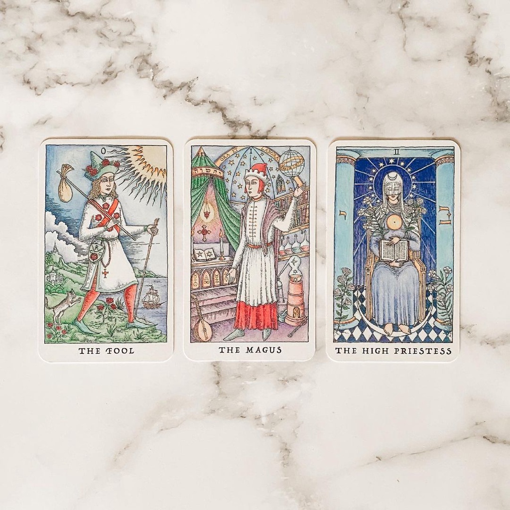 Bộ Bài Rose Tarot (Mystic House Tarot Shop) - Bài Gốc Authentic Chính Hãng 100%