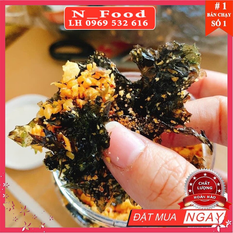 Lon Pet 100g - Rong Cháy tỏi - rong biển sấy giòn - Snack Ăn vặt | BigBuy360 - bigbuy360.vn
