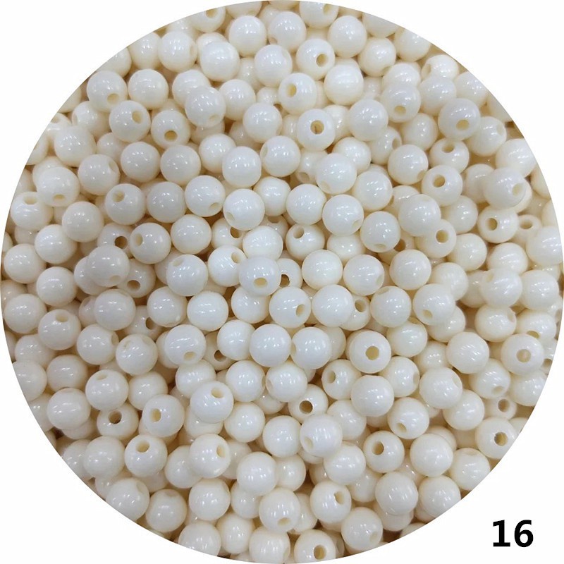 Bộ Hạt Nhựa Nhiều Màu Sắc Kích Thước 6Mm/8mm/10mm Dùng Làm Đồ Trang Sức Thủ Công
