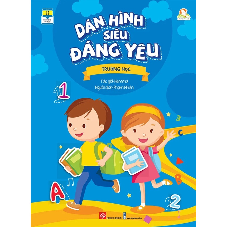 Sách - Dán Hình Siêu Đáng Yêu - Trường Học - DTI