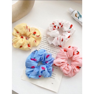 dây buộc tóc srunchies quả dâu Tây