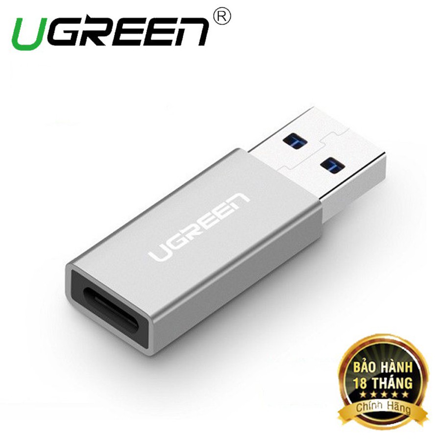 Đầu chuyển đổi USB 3.0 sang USB Type C Ugreen 30705 chính hãng - HapuStore