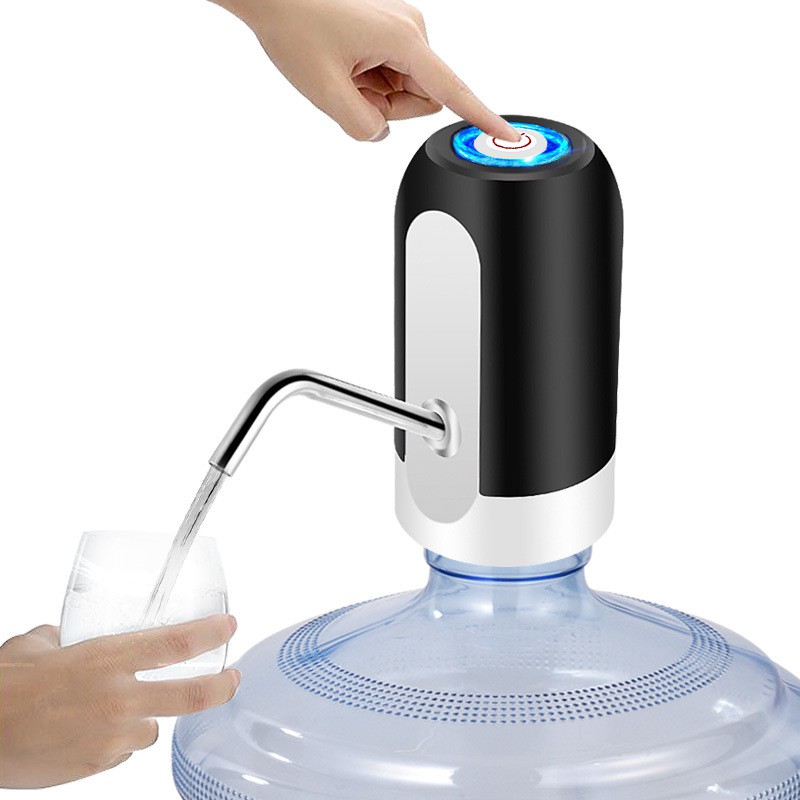 Máy hút nước tự động thông minh sạc điện, Cổng USB - Vòi hút nước,rượu từ bình phù hợp đi dã ngoại