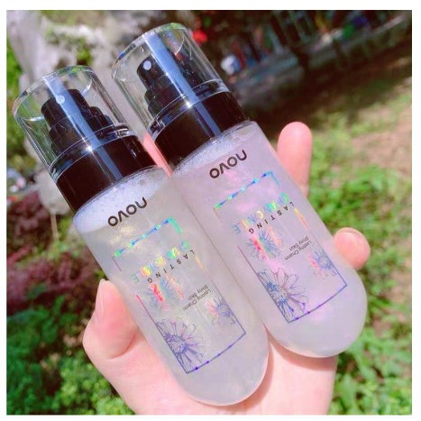 Xịt khoá lớp nền & bắt sáng dạng nhũ bóng makeup Lasting Chamomile NOVO | BigBuy360 - bigbuy360.vn