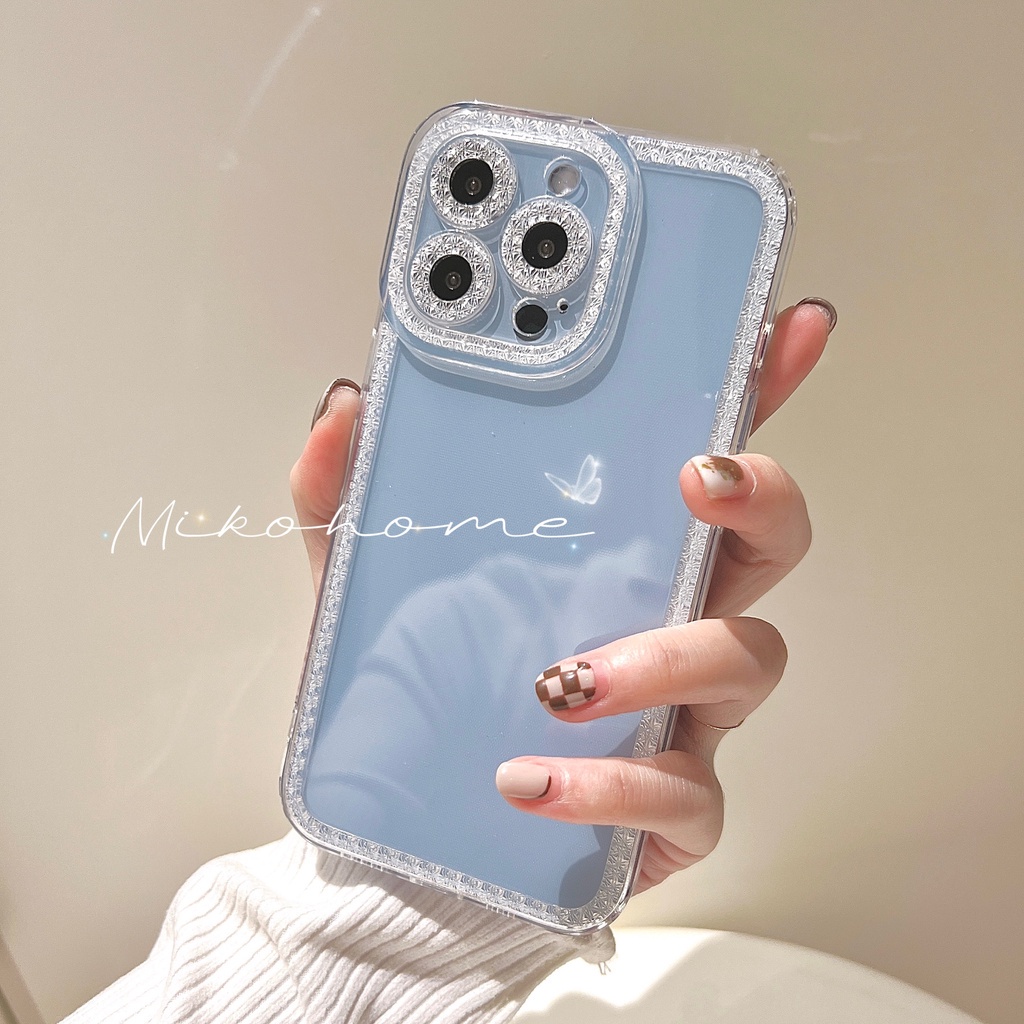 Ốp điện thoại mềm trong suốt chống sốc thích hợp cho compatible for iPhone 13 Pro Max 12 11Pro Max x xs xsmax xr 7plus