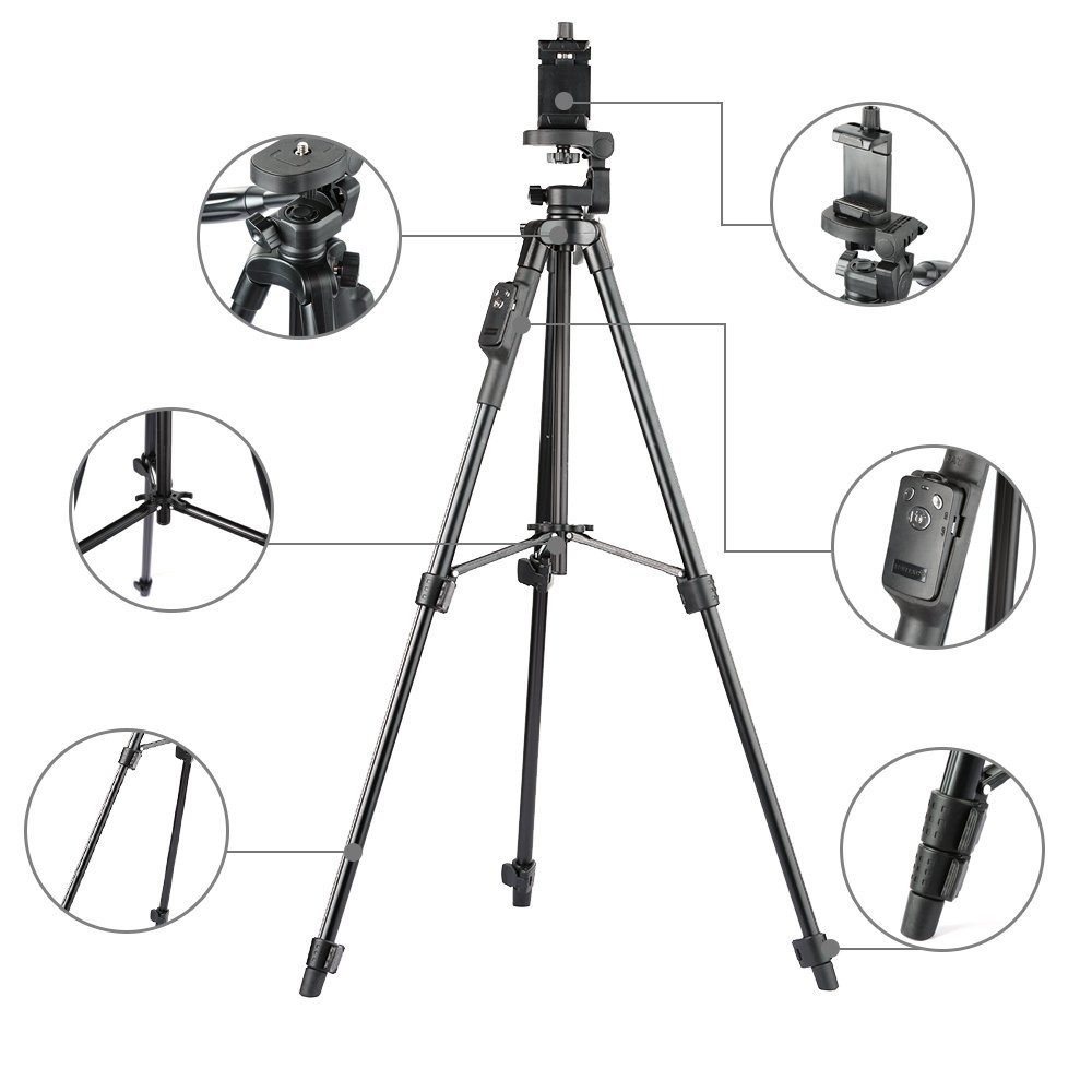 Casedove - Tripod Standing Yunteng Vct 5208 Monopod Yunteng With Bluetooth Shutter Remote