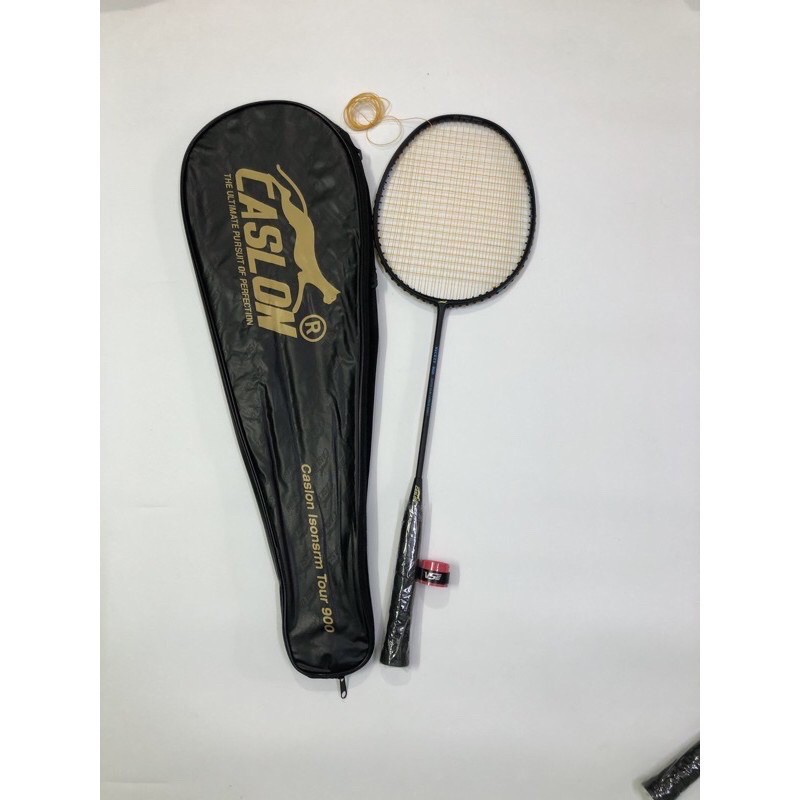 cầu lông 1 vợt cầu lông CASLON khung cacbon siêu bền (tặng căng cước, cuốn cán và bao đựng vợt )