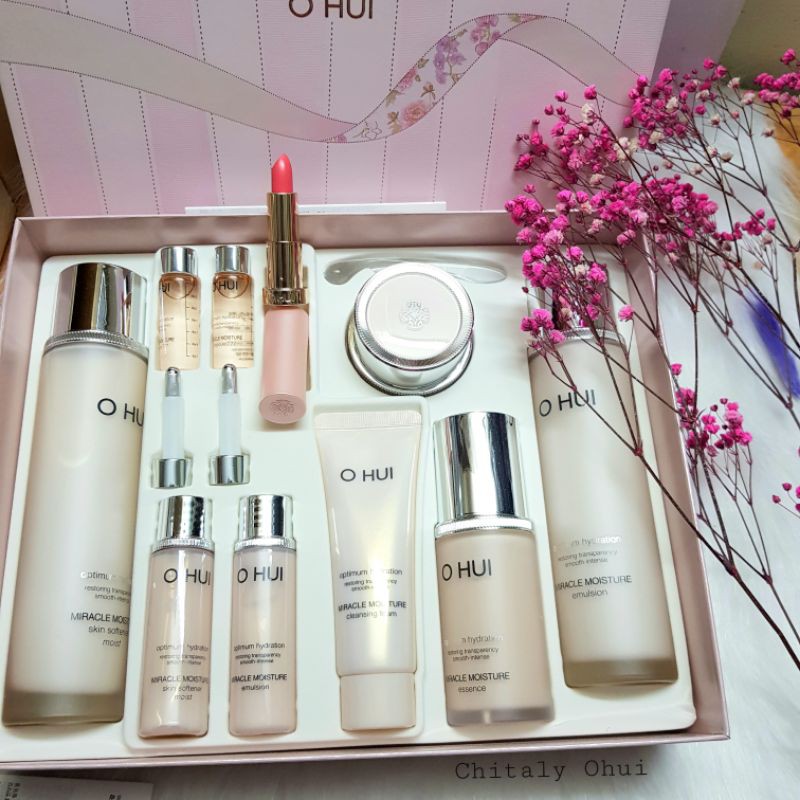 🌸[Chuẩn Auth] Set Dưỡng Ẩm Ohui Miracle Moisture đầy đủ