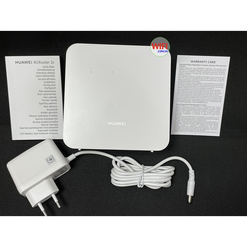 [Giao hàng 1h  Hà Nội] Bộ Phát Wifi 4G Huawei B312 Có Cổng LAN Cắm Điện Trực Tiếp
