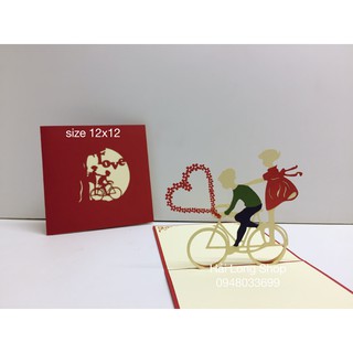 Cặp đôi 8 - love - thiệp 3d