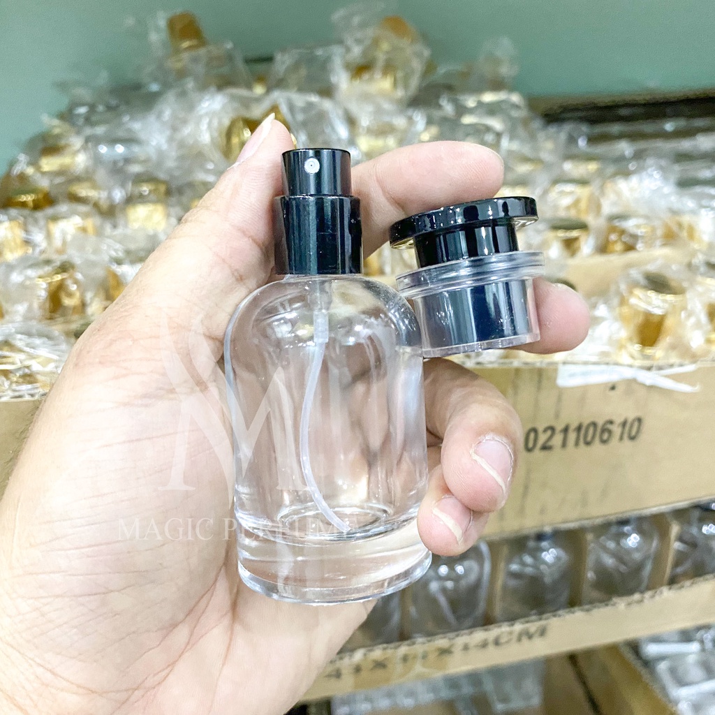 Chai đựng nước hoa thủy tinh cao cấp dạng xịt kiểu LV dung tích 30ml