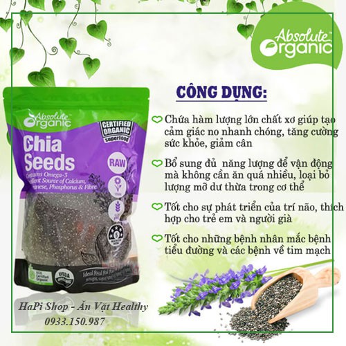 Hạt Chia Giảm Cân 1kg / 500g