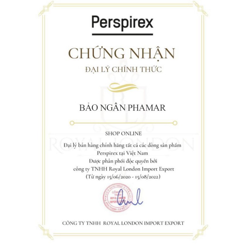 Lăn Khử Mùi Perspirex Cao Cấp