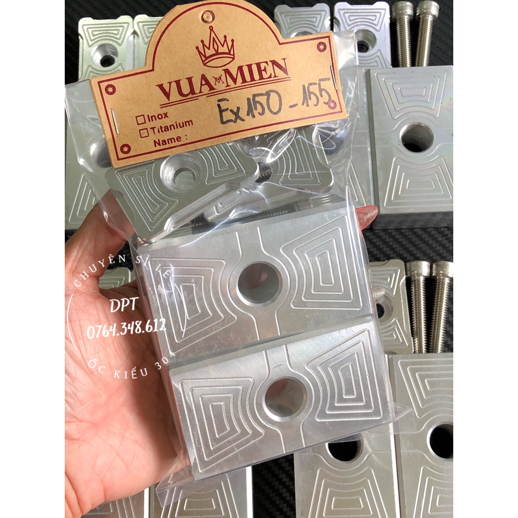 Pas tăng sên âm nhôm CNC cho xe Ex150-Exciter 150-Ex155