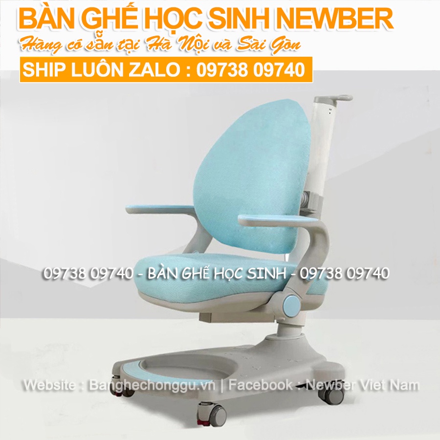 Bộ bàn ghế học sinh chống gù chống cận Newber G500 - Bàn học thông minh 110cm