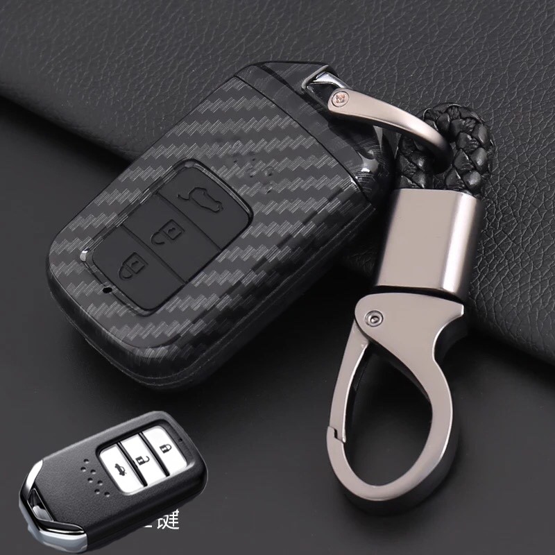  Ốp chìa khóa Honda City, Honda Civic - Bọc chìa khóa vân carbon cho xe ô tô M20