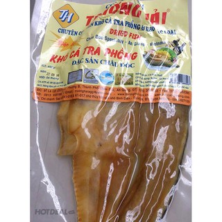 Khô Cá Tra Phồng Châu Đốc hiệu Trương Hải gói 450Gram (thơm béo, hút chân không, ATVSTP) - Đặc sản Việt