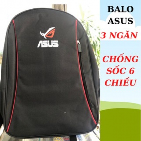 [XÃ KHO] BALO LAPTOP ASUS, 3 NGĂN CÓ ĐỆM CHỐNG SỐC [HCM]