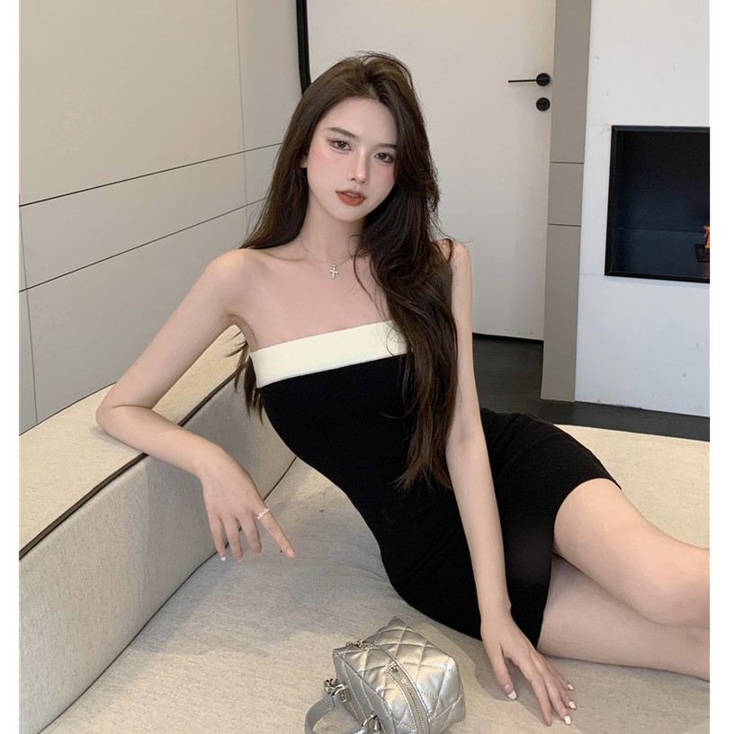 Cocory vn Đầm body cúp ngực ôm dáng gợi cảm quyến rũ