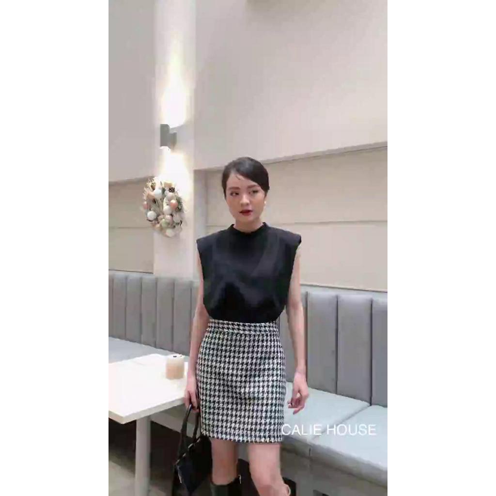 Áo thiết kế vai chờm thời trang nữ Calie House A123 | BigBuy360 - bigbuy360.vn