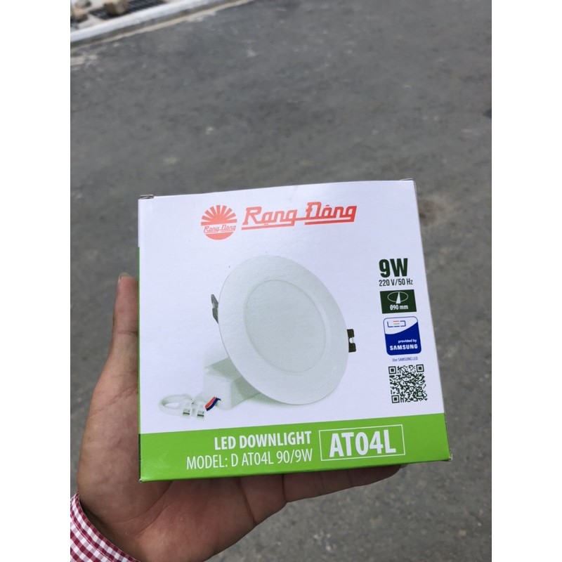 Đèn LED âm trần D AT04L 110 9W Rạng Đông