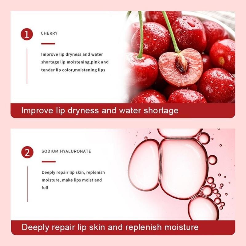 Set 20 mặt nạ môi BIOAQUA chiết xuất cherry giúp dưỡng ẩm chống khô nứt nẻ cao cấp