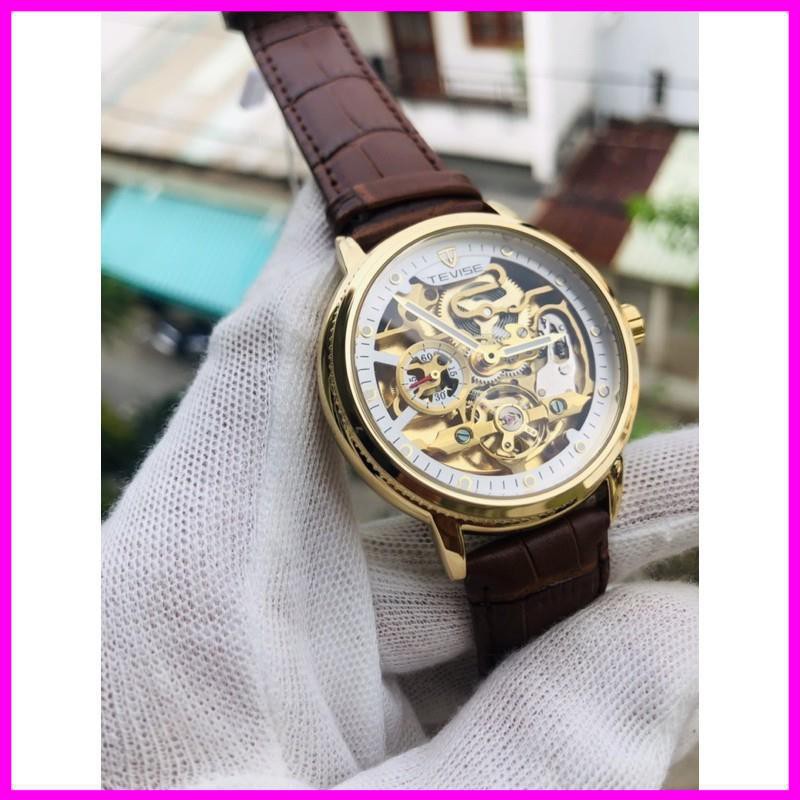 [ Hàng Xịn ] Đồng hồ nam tevise chính hãng automatic dây da [ Đồng Hồ Nam Cao Cấp] | BigBuy360 - bigbuy360.vn