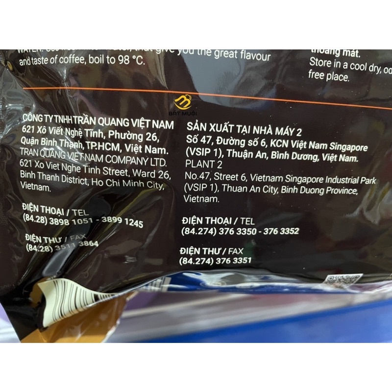 Cà Phê sữa NGON TRẦN QUANG Hòa Tan 3in1