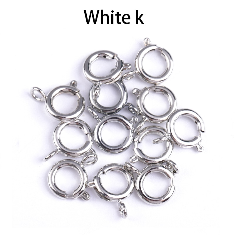 Phụ kiện móc khóa vòng lò xo dùng làm trang sức dây chuyền vòng cổ vòng tay