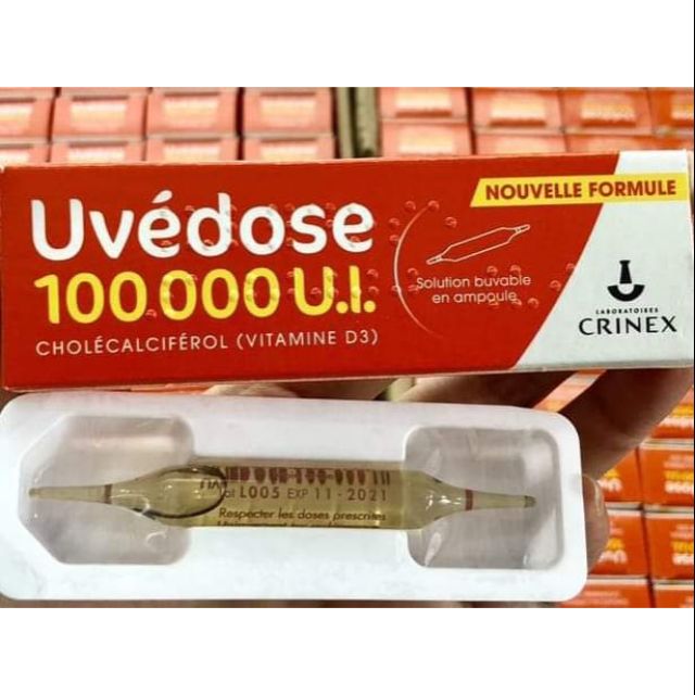 Vitamin D Uvedose 100000UI Pháp