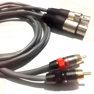Dây tín hiệu Jack canon ra Av 02 dây