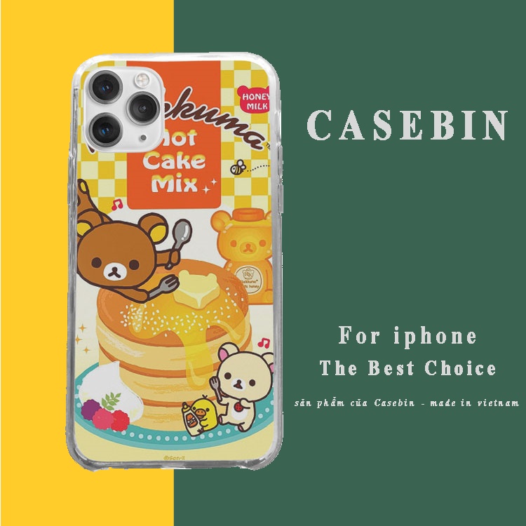 Ốp iphone 13 gấu nâu bear jewels Umi Iphone 7/7Plus/8/8Plus/X/Xs/Xs Max/11/11 Promax/12/13 Promax RILPOD20211410