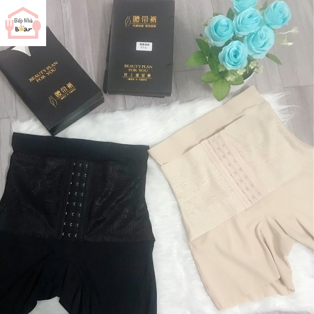 Quần gel bụng mắc cài Quần gel định hình vùng Bụng dưới sát người không lộ BẾP NHÀ BEAR