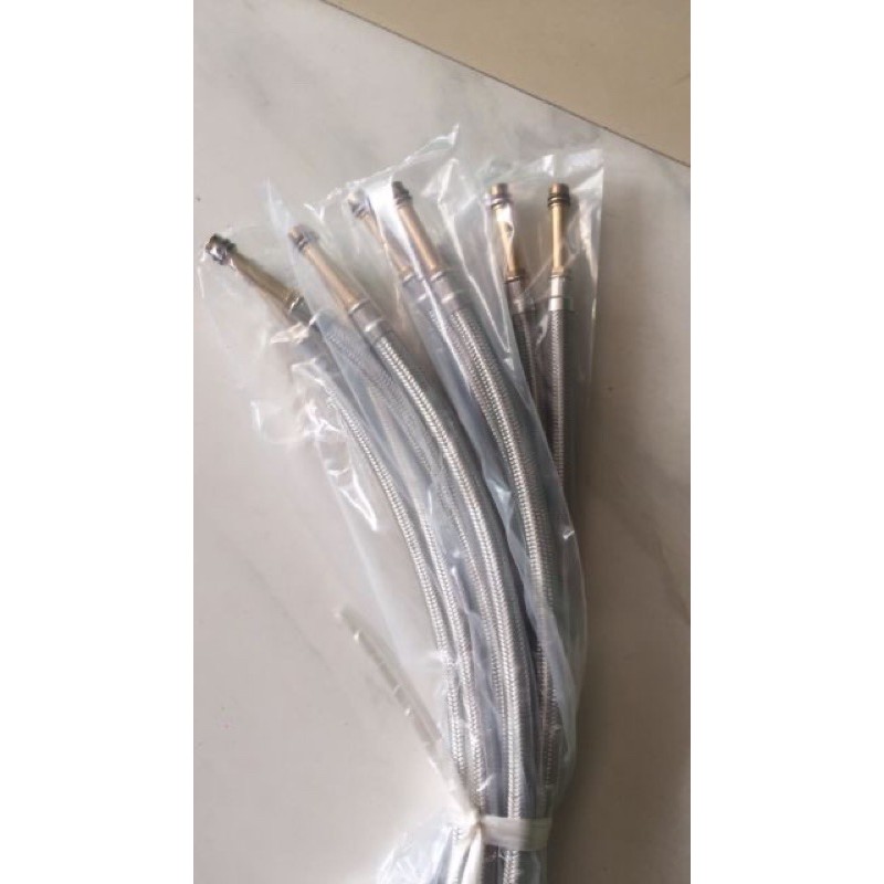 Vòi lavabo chậu nóng lạnh đồng giả cổ 69% đồng có kèm dây