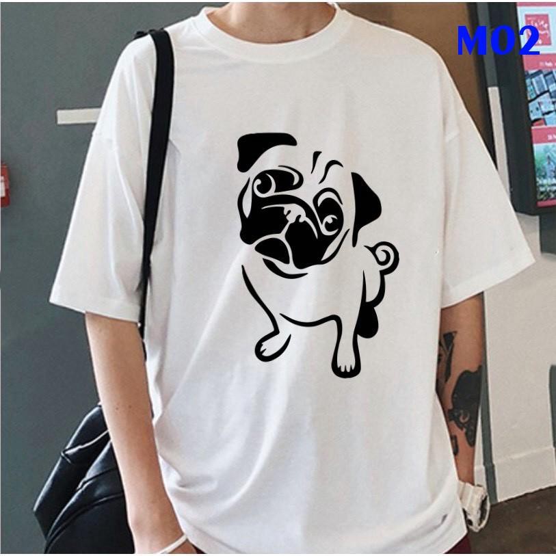 Áo phông chú chó PUG