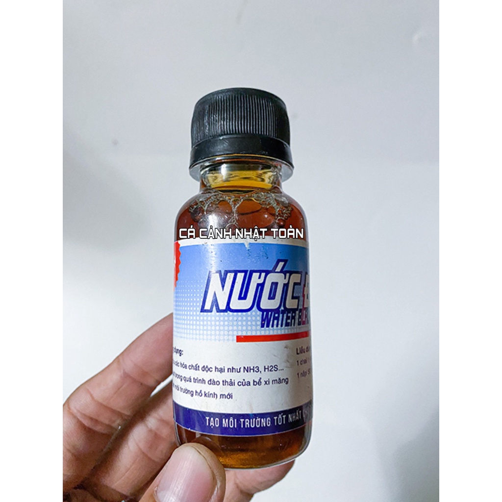 DUNG DỊCH NƯỚC ĐEN WATER BLACK CHO BỂ CÁ CẢNH 100ML