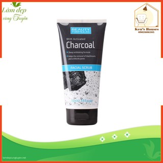 TẩyTế Bào Chết Beauty Formulas Charcoal Facial - 150ml