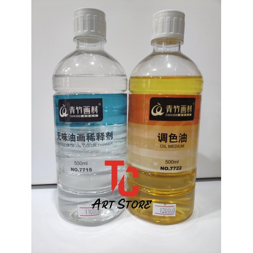 DẦU THÔNG, DẦU LANH CHINJOO CHAI 500ML LÀM LOÃNG SƠN