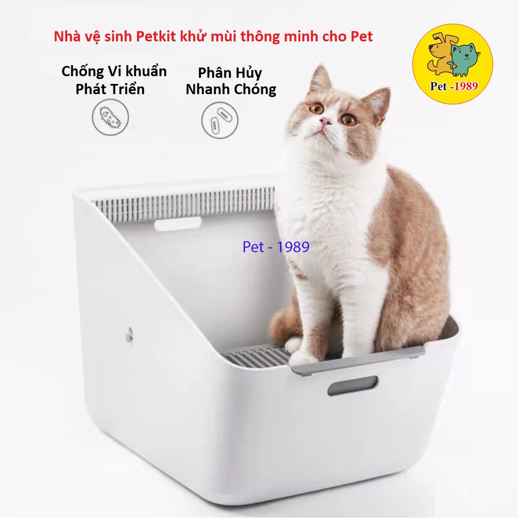 [Mã 267FMCGSALE giảm 8% đơn 500K] Nhà vệ sinh khử mùi Petkit Pura Box thông minh cho Pet CHÍNH HÃNG Pet -1989