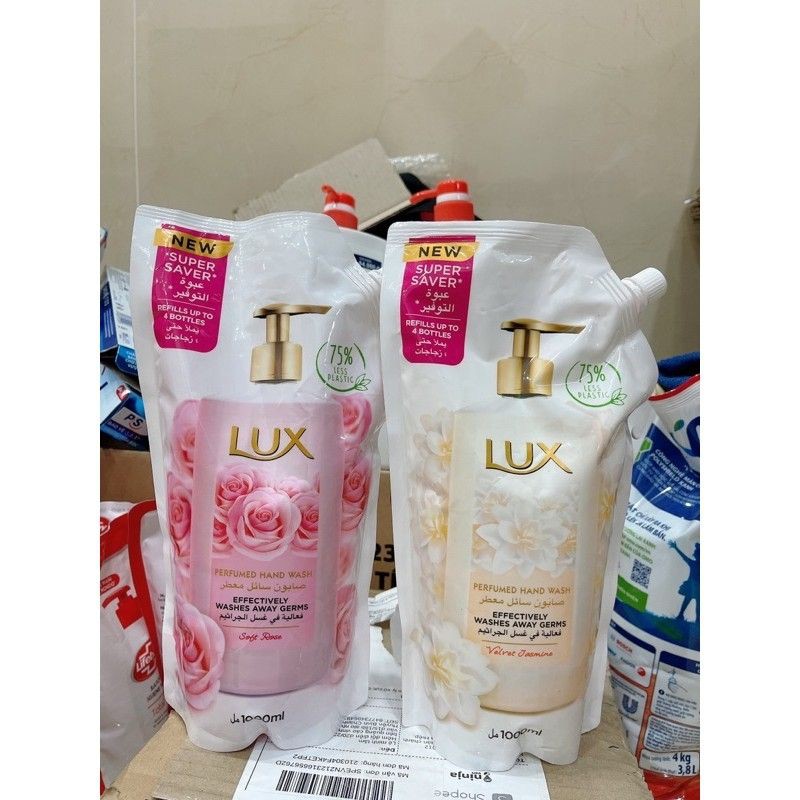 Nước rửa tay Lux túi 1000ml có vòi tiện dụng (hàng xịn xuất khẩu)