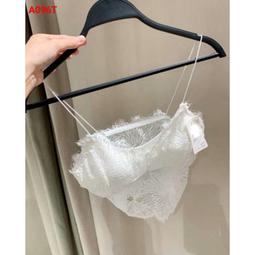 Áo bra 2 dây phối ren hoa phong cách cá tính thời trang nữ , Áo Bra Áo Ngực Nữ 2 Dây SL