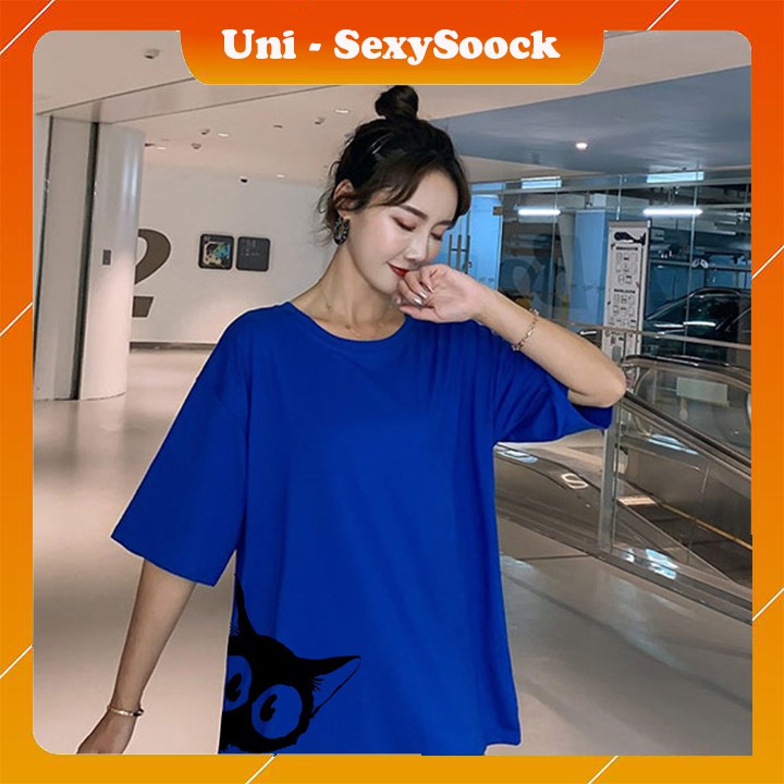 [Uni Trend] Áo Thun Tay Lỡ In Mèo Lấp Ló Siêu chất, siêu ngầu hot hit 2021. Sản phẩm có rất nhiều màu đẹp  👌 | BigBuy360 - bigbuy360.vn