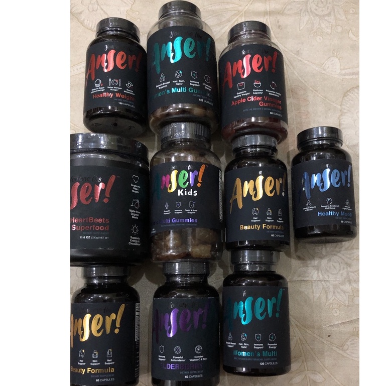 60 Capsules Anser Elderberry Anser Elderbberry Anser