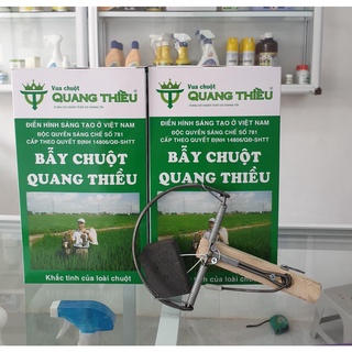 Combo 2 bẫy chuột quang thiều - bẫy bán nguyệt bắt chuột hiệu quả trên mọi địa hình