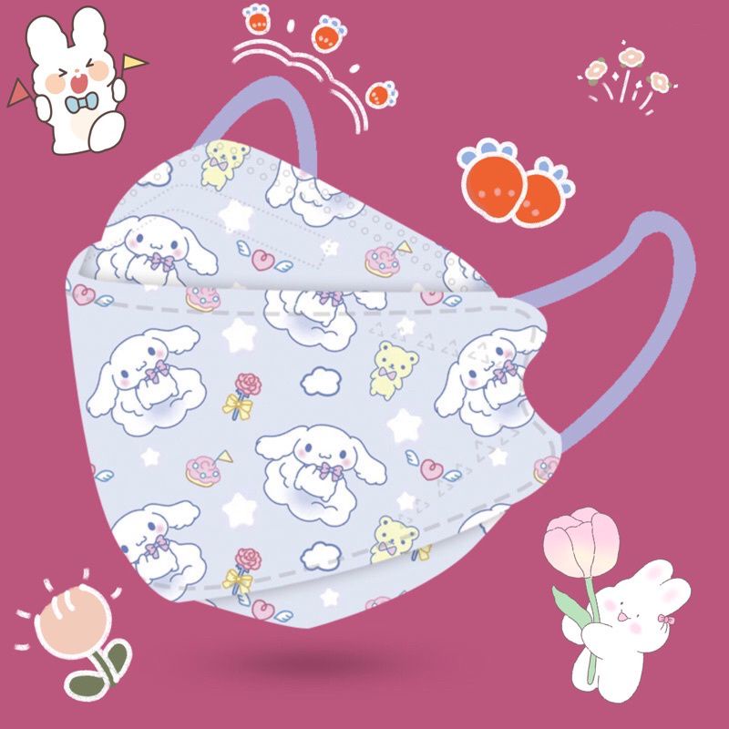 [ Mẫu Mới Về ] Set 10 Chiếc Khẩu Trang KF94 Hoạ Tiết Siêu Dễ Thương Size Người Lớn