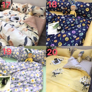 Set Chăn Ga Cotton Poly Nhập Khẩu 2020