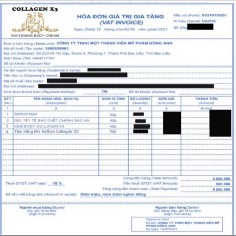 Tắm Trắng Colagen X3 Saffron