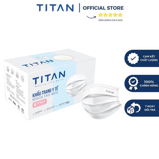 Famapro x Titan KTYT người lớn cao cấp 4 lớp kháng khuẩn